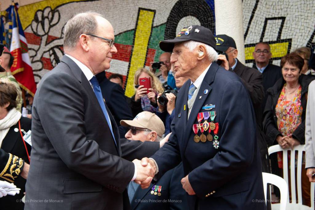 Prince Albert attends 75th Anniversary of D-Day