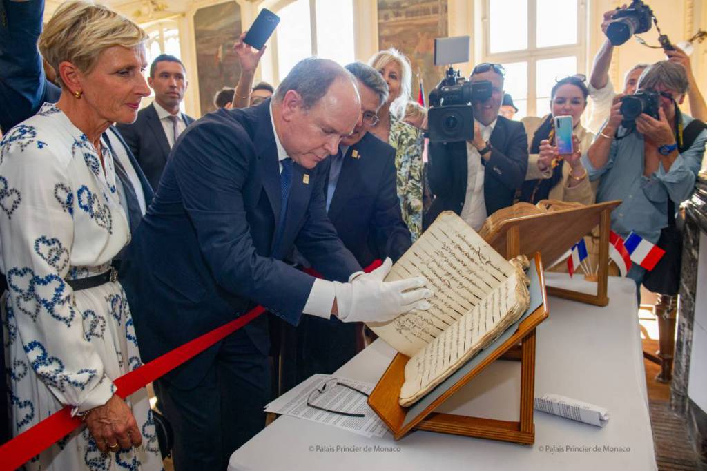 Prince Albert makes Historical Visit to Romans-sur-Isère and Rouen