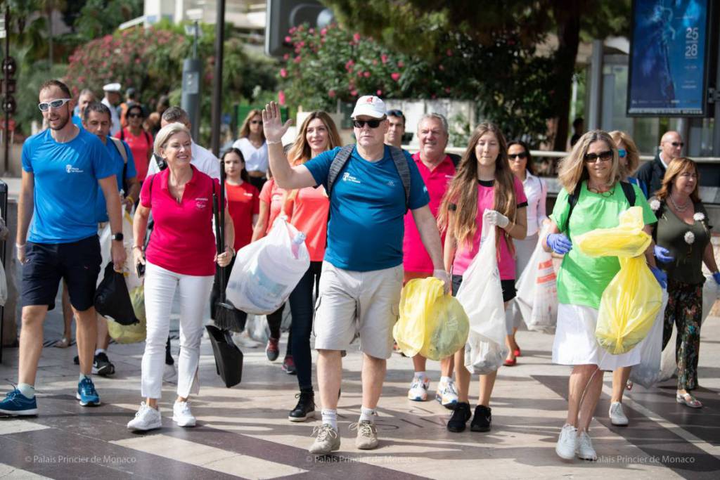 Prince Albert participates in World Cleanup Day