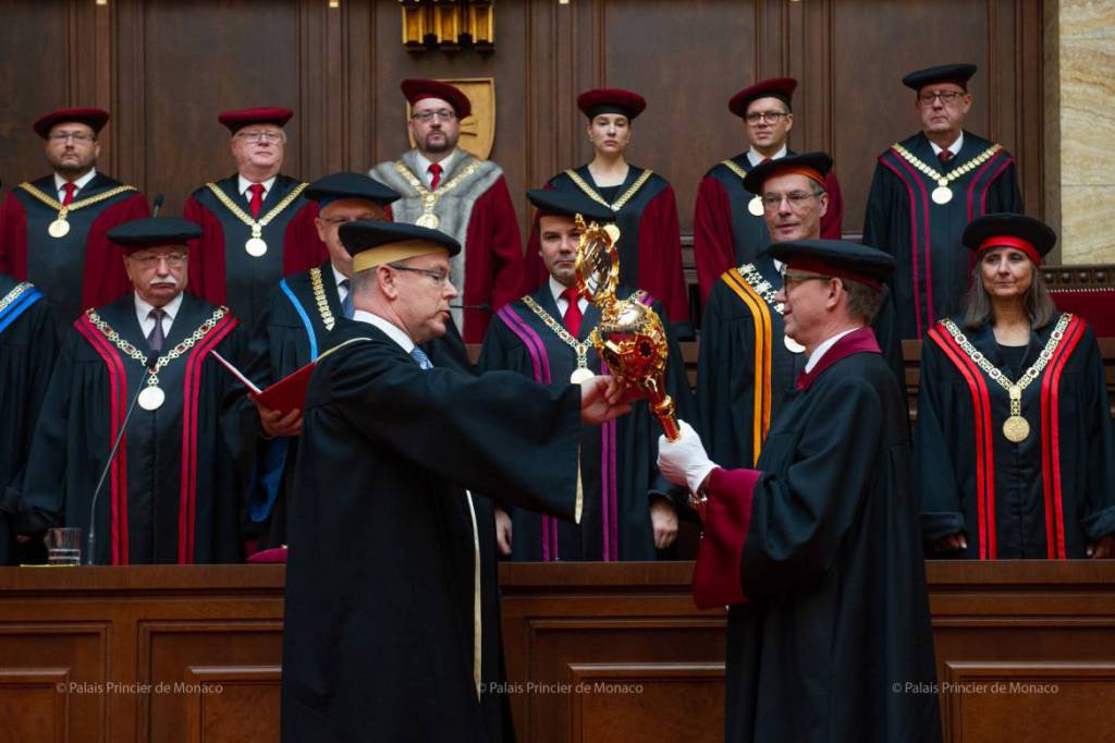 Prince Albert receives Honorary Doctorate in Bratislava