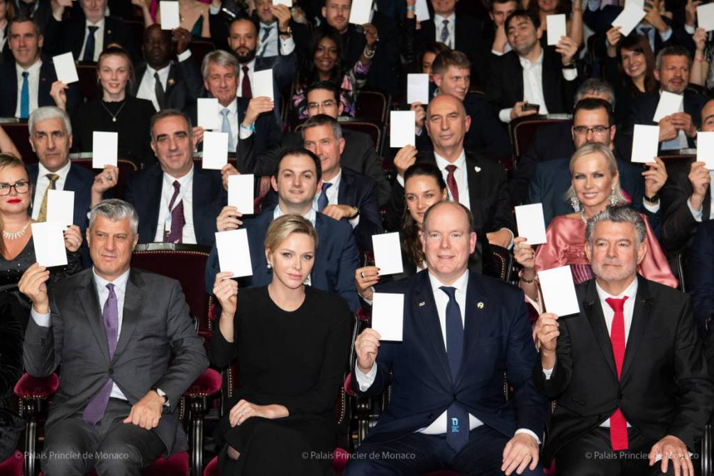 Prince Albert attends International Peace and Sport Forum