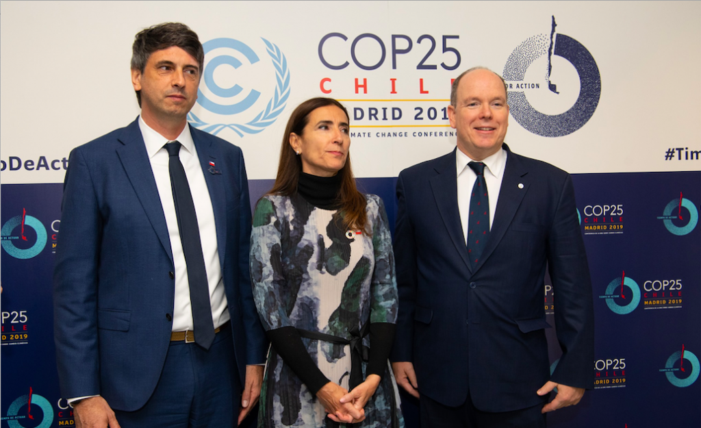 Prince Albert speaks at COP25 in Madrid