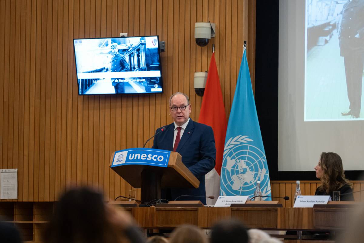 Prince Albert Makes Closing Tributes to Prince Albert I in Paris