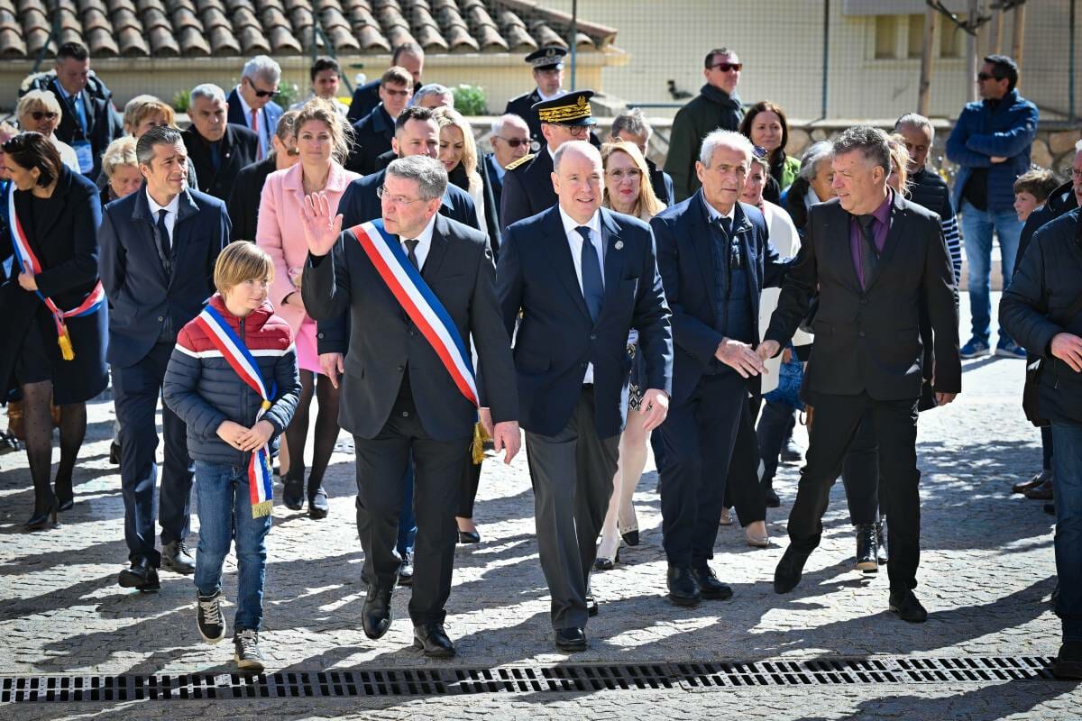 Prince Albert II makes Historical visit to Ollioules