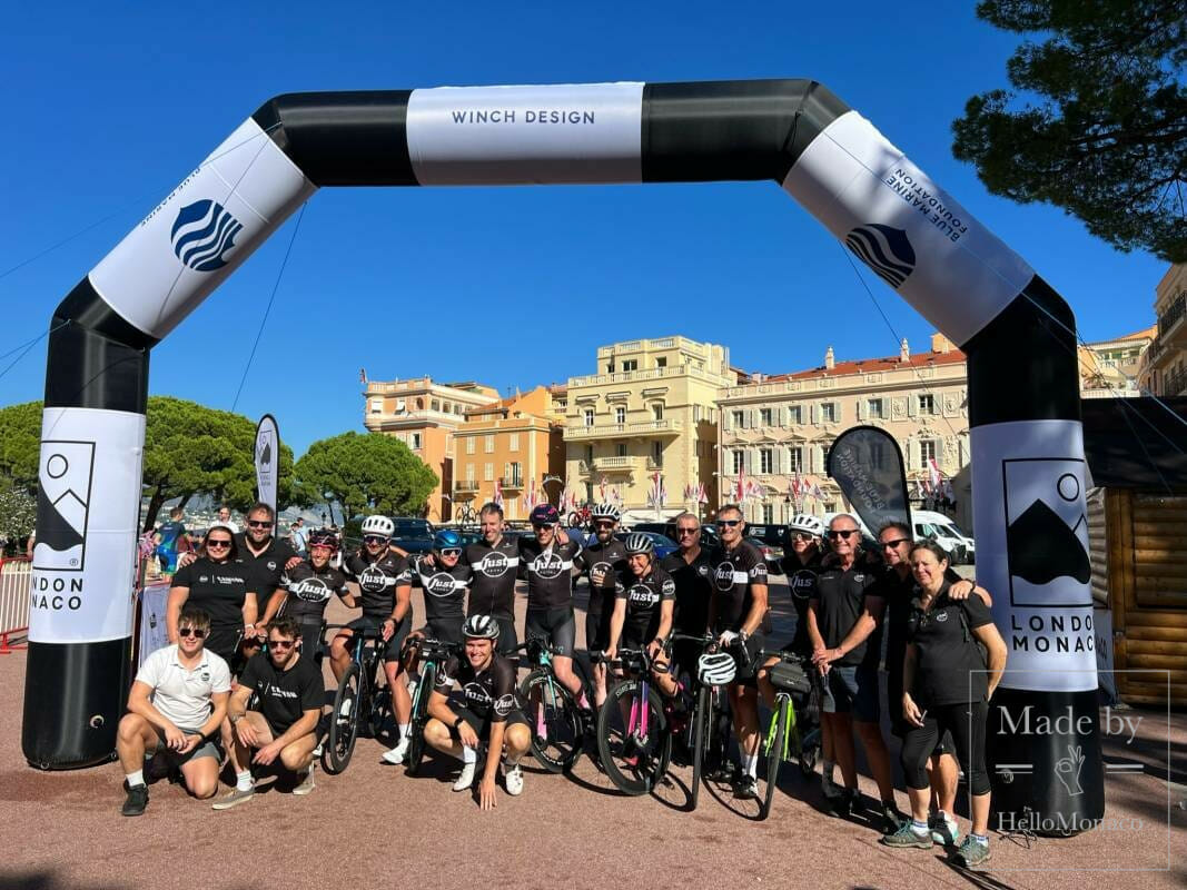 Blue Marine Cyclists Conquer the London Monaco Ride to save the Ocean