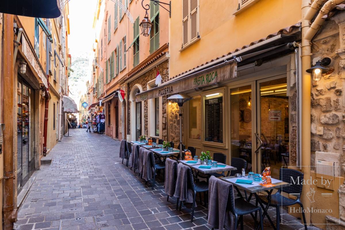 Monaco view. Old Town Streets