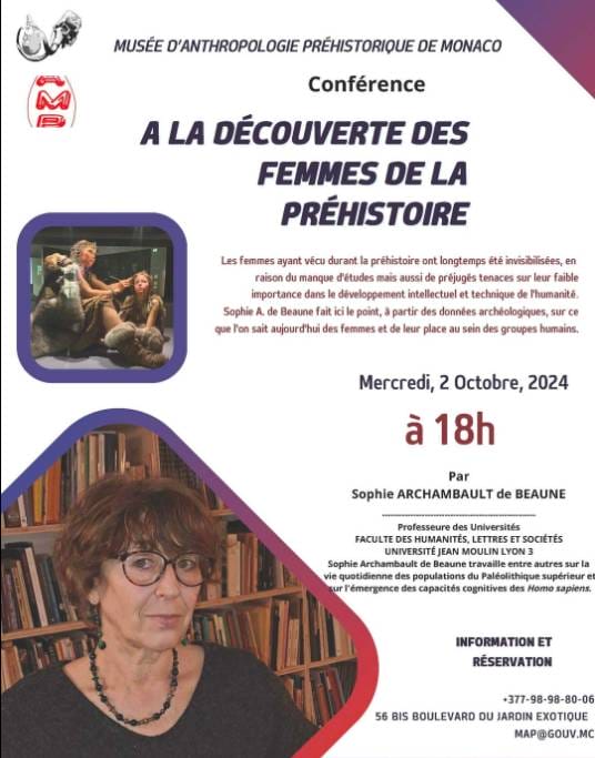 Lecture: "The Women of the Prehistoric Age"