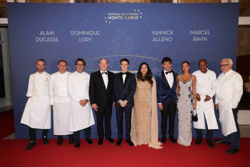 Prince Albert II and Charles Leclerc attend Festival des Etoilés Dinner Gala