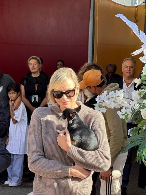 Princess Charlene and Princess Naomi of Orléans march for Animal Welfare