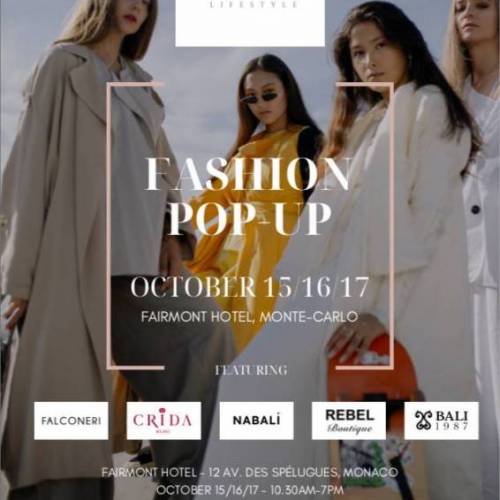 Fashion Pop-up at the Fairmont Hotel Monte Carlo