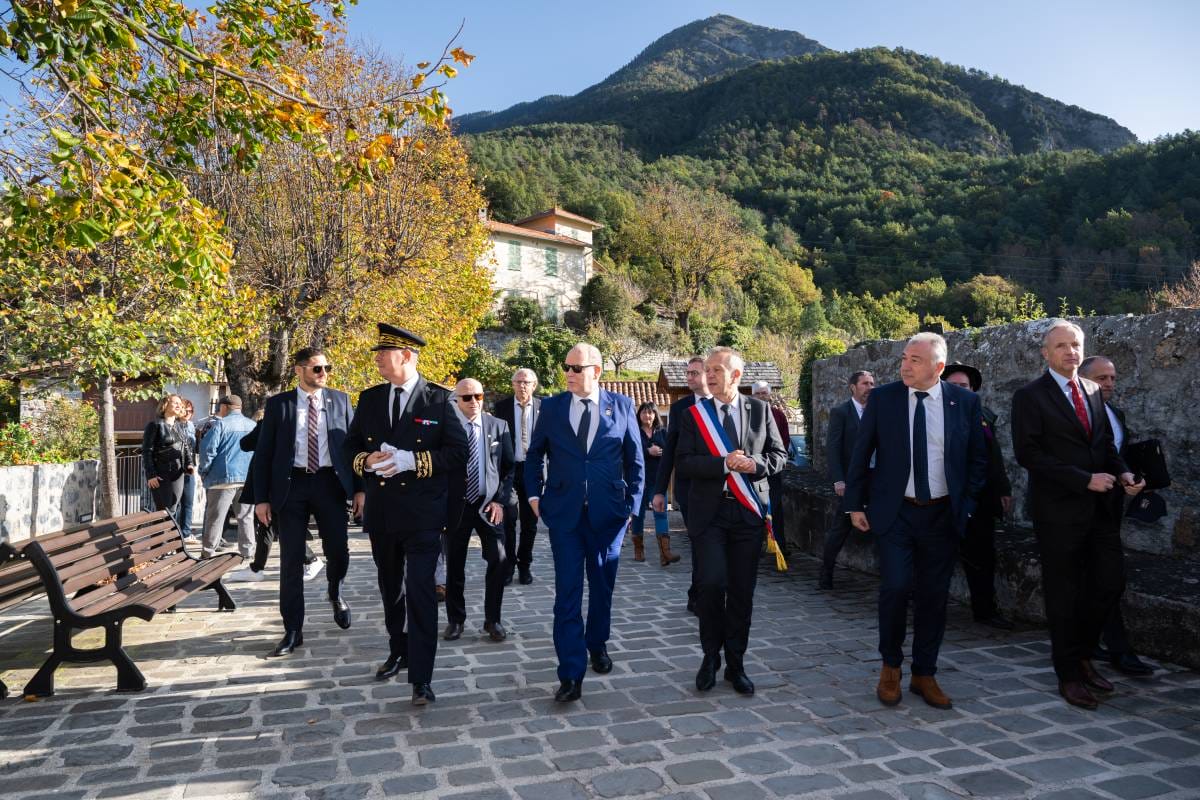 Prince Albert II inaugurates Historical Churches damaged by Storm Alex