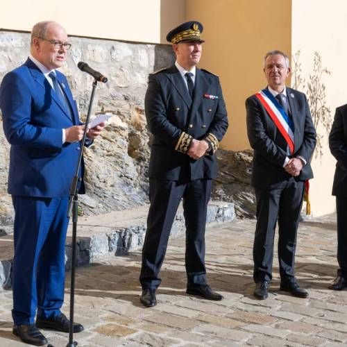 Prince Albert II inaugurates Historical Churches damaged by Storm Alex