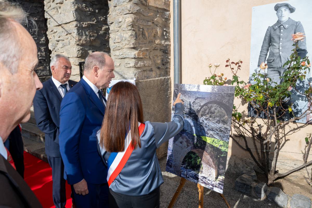 Prince Albert II inaugurates Historical Churches damaged by Storm Alex