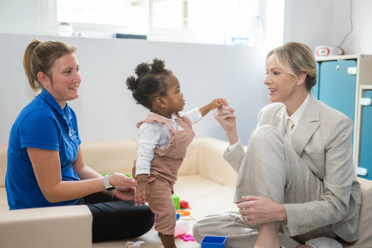 Prince Albert II and Princess Charlène Visit Revamped Nursery