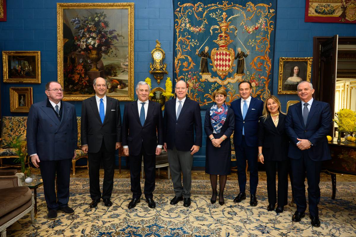 Prince Albert II Meets with Italy’s Foreign Minister