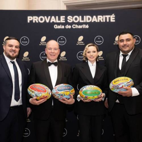 Prince Albert II and Princess Charlene attend Provale Rugby Gala