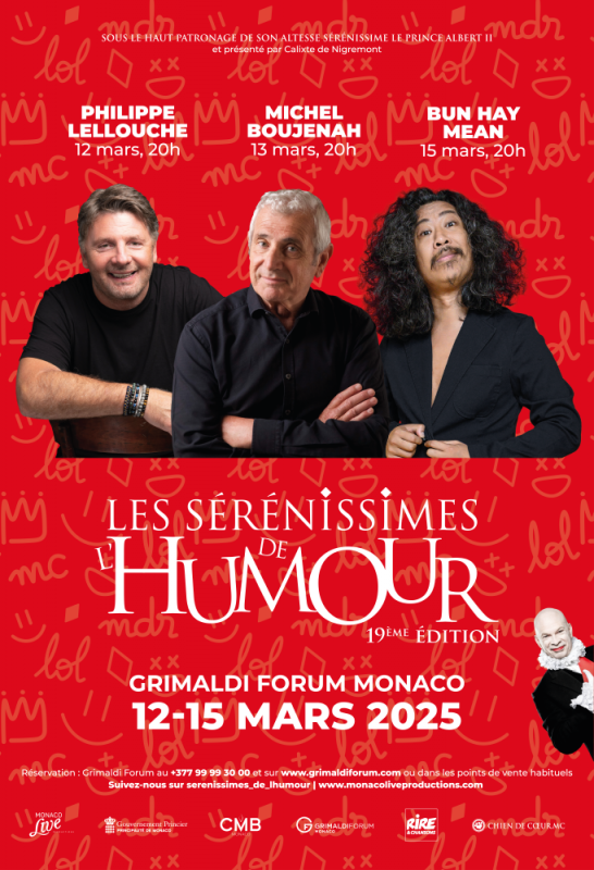 The 19th Les Sérénissimes de l’Humour comedy festival